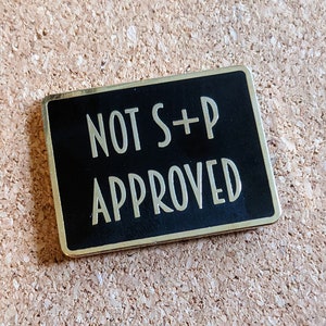 Not S+P Approved Pin