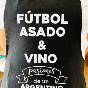 Asado Fútbol Vino Pasiones de un Argentino  Archivos de corte SVG/ PNG para Silhouette, Cricut o Brother