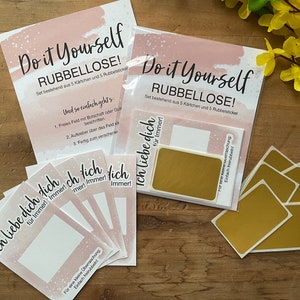DIY-Rubbellose für den Valentinstag