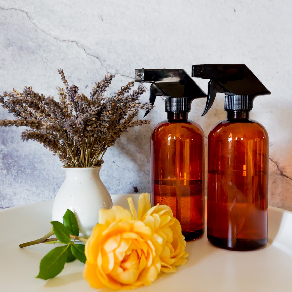 Youngever 5 Pack Empty Amber Plastic Spray Bottles 16 Ounce - Etsy