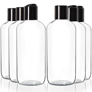 Youngever 10 Pack 8OZ Empty Squeeze Containers with Disc Cap, Plastic Bottles with Disc Top Flip Cap, Refillable Cosmetic Bottles YE392.818 image 1