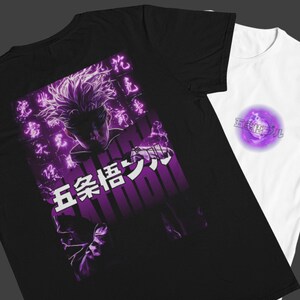 Jujutsu Kaisen: Satoru Gojo –  Anime T-Shirt / Hoodie / Sweater Front & Back Graphic Tee | Anime Streetwear Gift for Him/Her