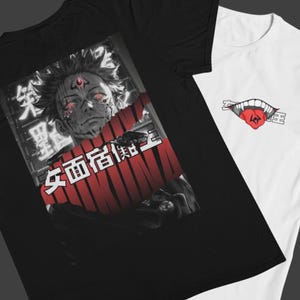 Jujutsu Kaisen: Sukuna –  Anime T-Shirt / Hoodie / Sweater Front & Back Graphic Tee | King of Curses Streetwear Gift for Him/Her