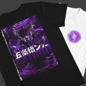 Jujutsu Kaisen: Satoru Gojo –  Anime T-Shirt / Hoodie / Sweater Front & Back Graphic Tee | Anime Streetwear Gift for Him/Her