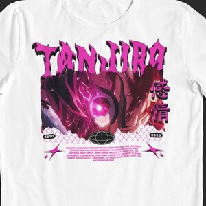 Demon Slayer: Tanjiro Kamado Pink Glow –  Anime T-Shirt / Hoodie / Sweater | Cool Anime Streetwear | Gift for Him/Her