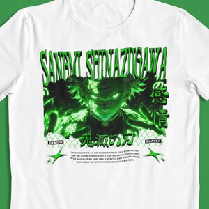 Demon Slayer: Sanemi Shinazugawa –  Anime T-Shirt / Hoodie / Anime Graphic Tee | Sanemi Streetwear Gift for Him/Her