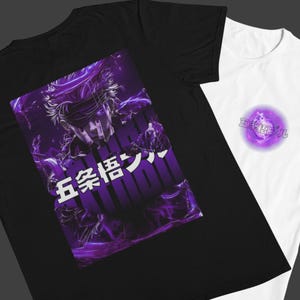 Jujutsu Kaisen: Satoru Gojo –  Anime T-Shirt / Hoodie / Sweater Front & Back Graphic Tee | Anime Streetwear Gift for Him/Her