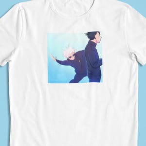 五条悟と下戸スグル：呪術廻戦 おもしろTシャツ/パーカー/セーター | かわいいアニメストリートウェア | 彼/彼女へのギフト