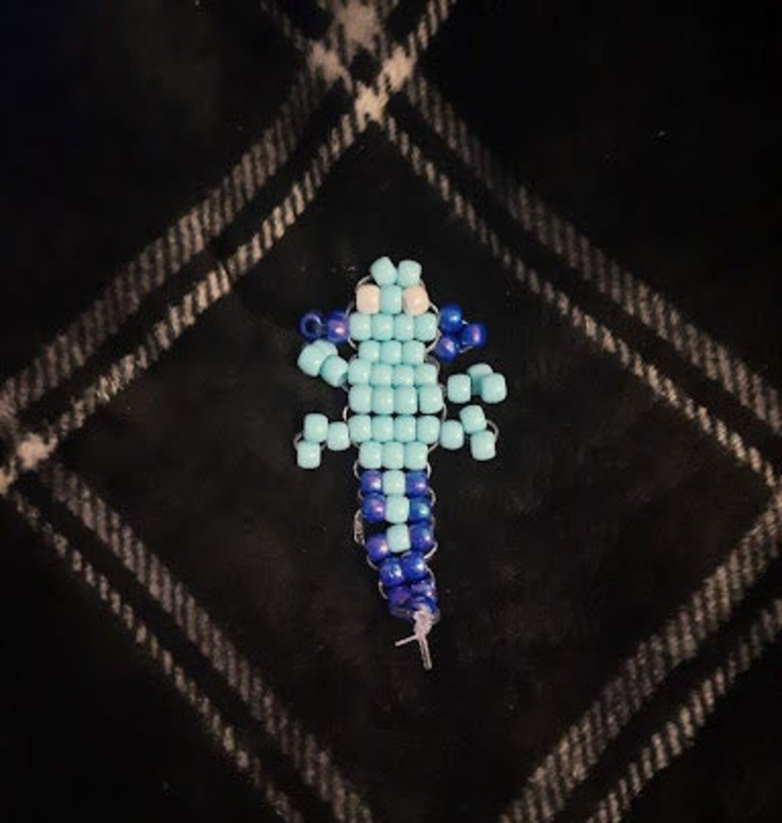 Pony Bead Axolotl Pony Bead Lizard w Llavero Etsy México