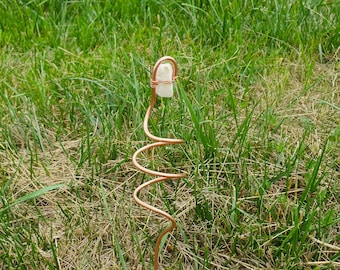 Tesla's Resonance Copper Spiral Electroculture Plant Support for Garden