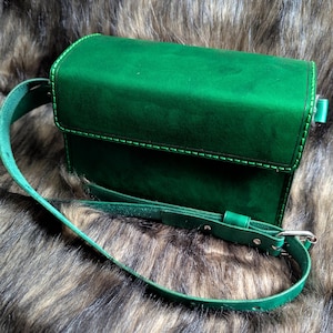 Grand coffret de rangement en cuir - Fabriqué à la main - Rangement pour cartes - Personnalisable - Accessoire JCC