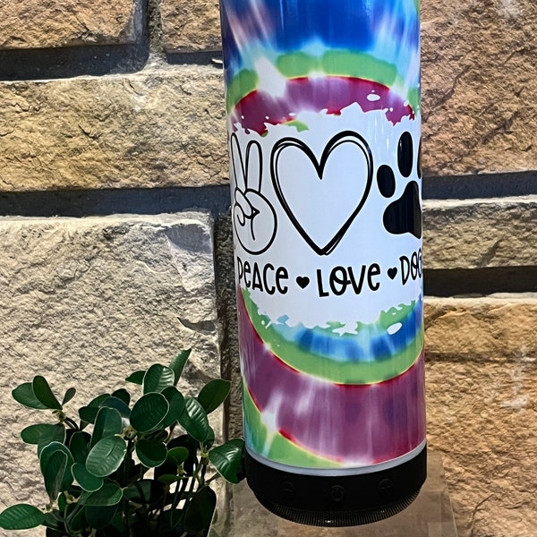 Vaso Bluetooth Peace.Love.Dogs