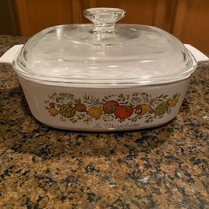 Vintage Corning Ware 2 Qt Casserole Dish