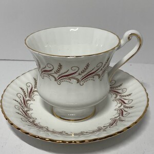 Vintage 1980s Paragon &quot;Harmony&quot; tea cup and saucer