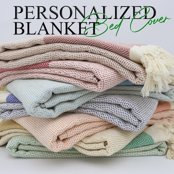 Bulk Personalized Blankets Etsy