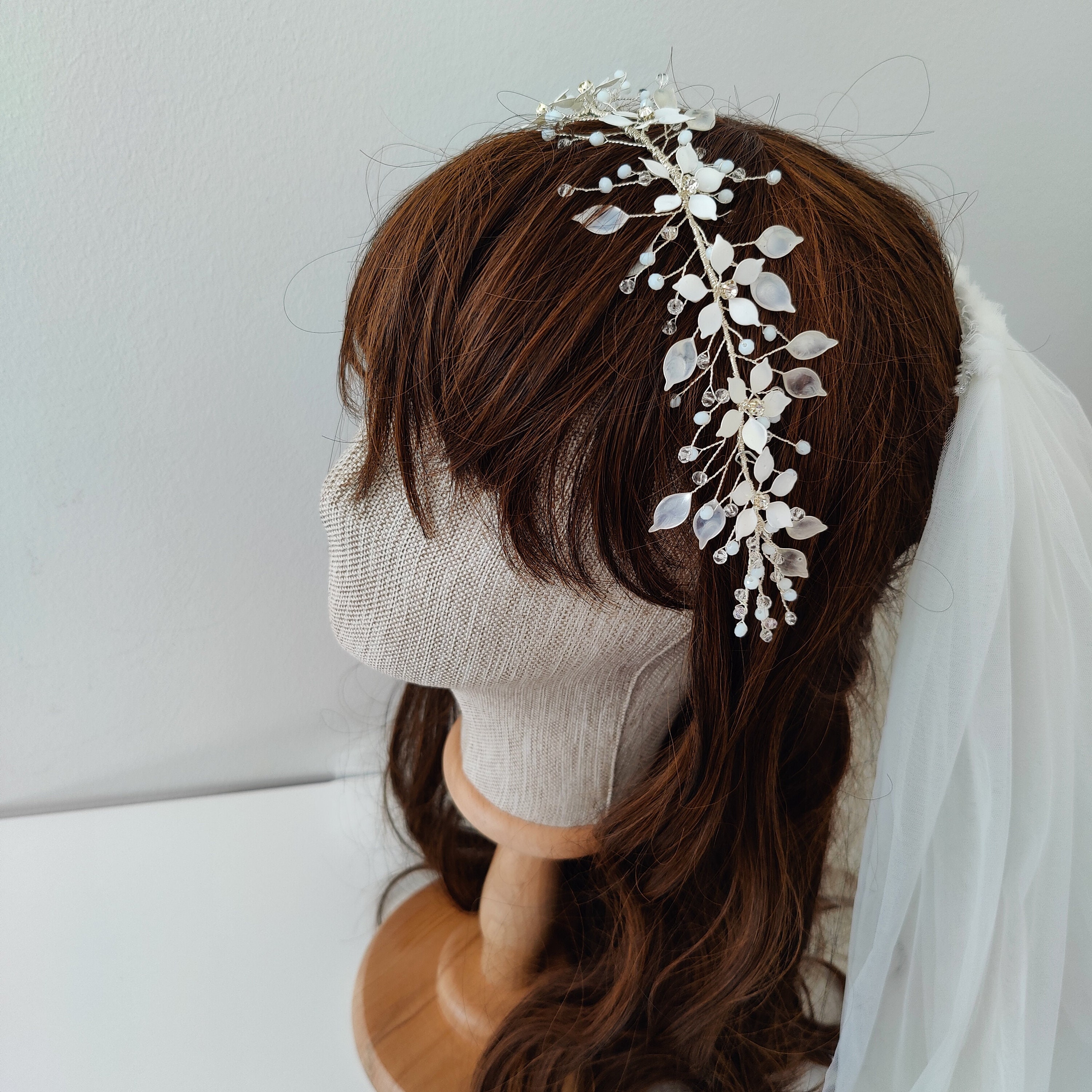 VQ Crown Hair Band Baby Girl Headbands, Newborn Headband, Flower Girl Headbands  main image 4