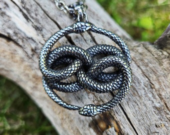 Auryn serpent pendant necklace