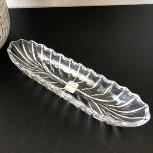 Vintage Fifth Avenue Crystal Cracker/Olive Dish