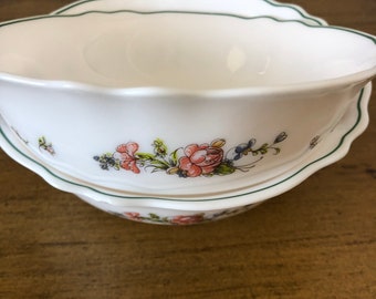 Two Salad/Dessert/Candy Dish Bowls Floral Disign