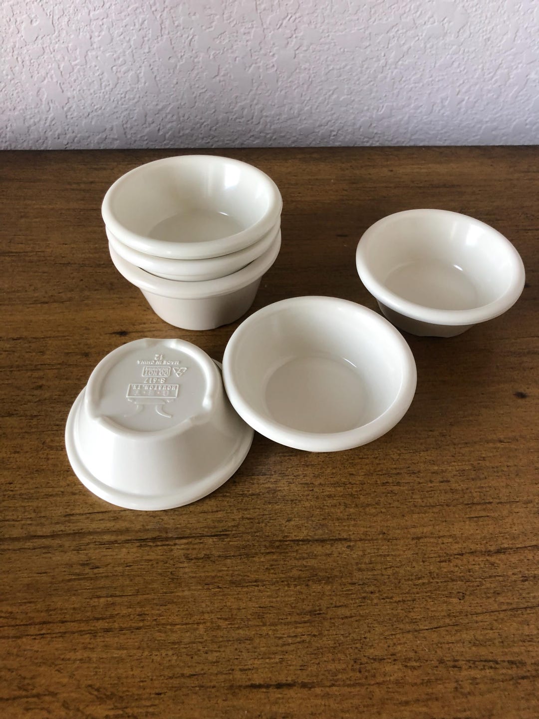 Set of Six Ramekins Cups - Etsy