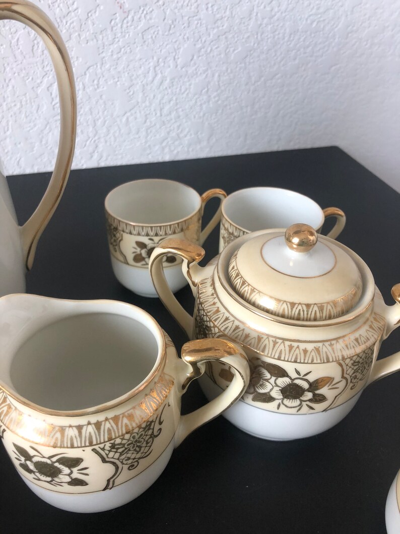 Antique Chikaramachi China Tea Set 23 Pieces Etsy