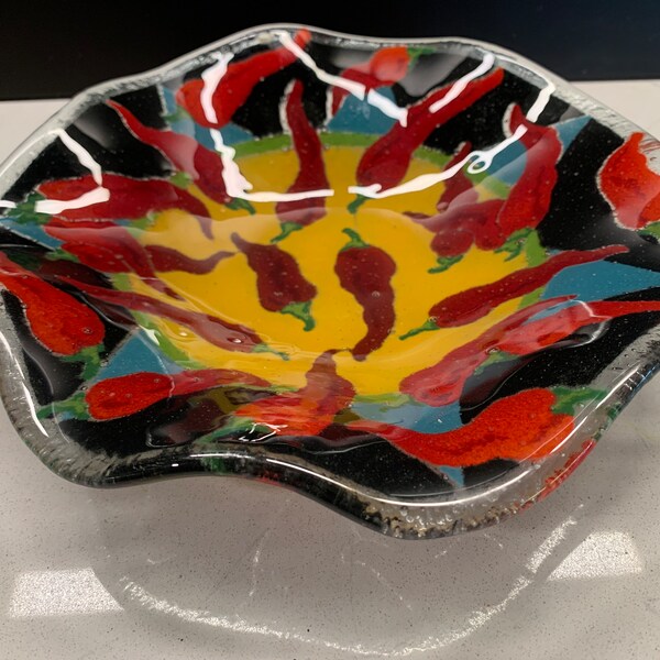 Chili Themed Bowl Etsy