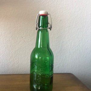 Vintage Grolsch Lager Beer Bottle Porcelain Top