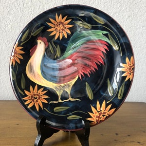 Certified International Susan Winget Rooster Decorative Plate image 8