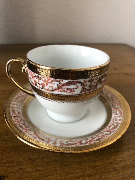Small Vintage YAMASEN Gold Collection Fine Porcelain 24K Gold 