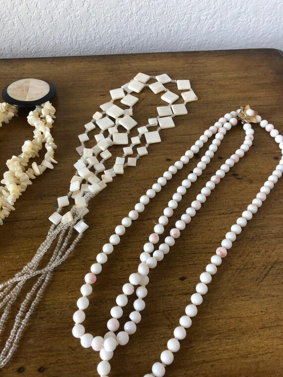 Five assortment beaded necklaces - image 4