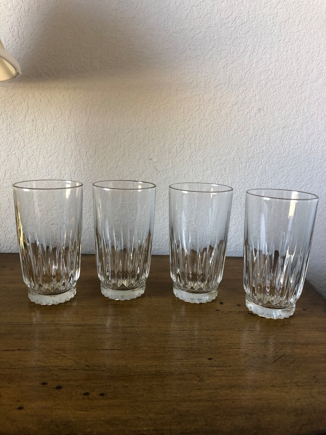 Anchor Hocking Drinking Glass Set of Four - Etsy