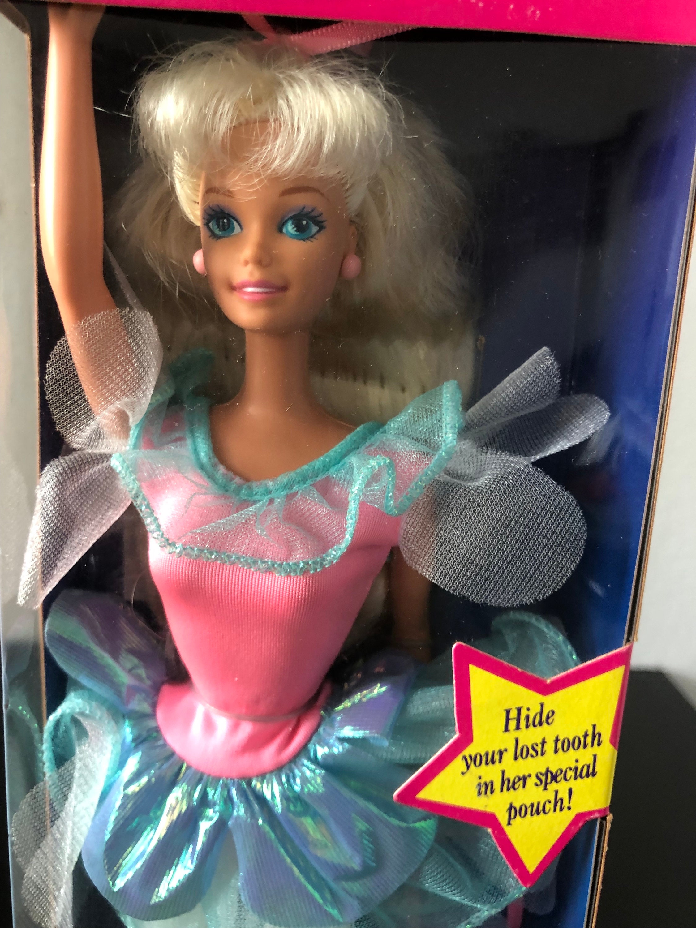 Vintage 1994 Special Edition Tooth Fairy Barbie NIB, Pink & Blue Outfit, Lost Tooth Pouch, Barbie Movie, Vintage Barbie, Pink Barbie - Etsy Vintage 1994 Special Edition Tooth Fairy Barbie NIB, Pink & Blue Outfit, Lost Tooth Pouch, Barbie Movie, Vintage Barbie, Pink Barbie - Etsy