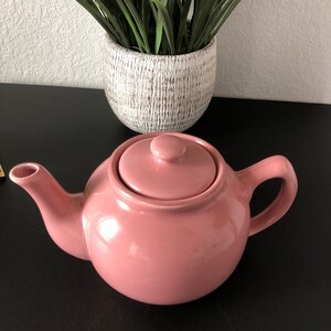 Pretty Pink Teapot Vintage 1980&#39;s Teapot