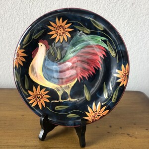 Certified International Susan Winget Rooster Decorative Plate image 3