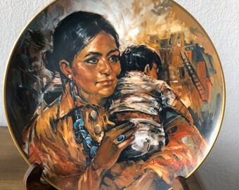 Decorative Plate "Child of the Pueblo"