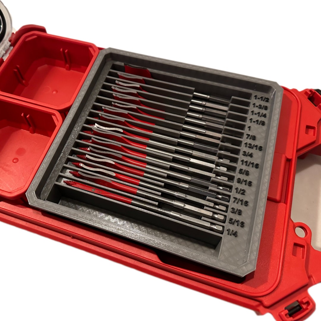 Diablo Speedemon Spade Drill Bit Holder Insert for Milwaukee PACKOUT