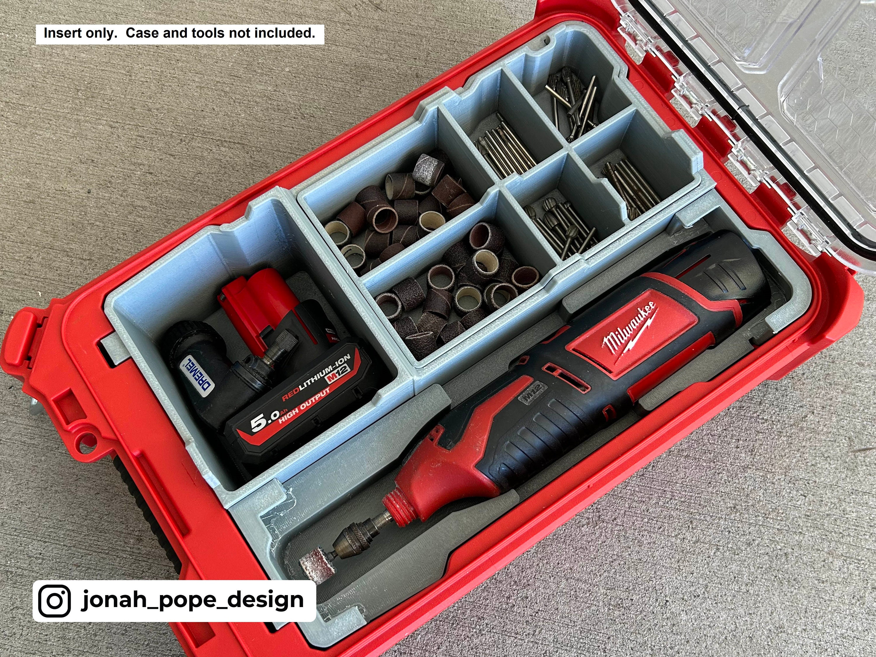 Wall-mounted Hanger / Storage Solution for Dremel Rotary Tool