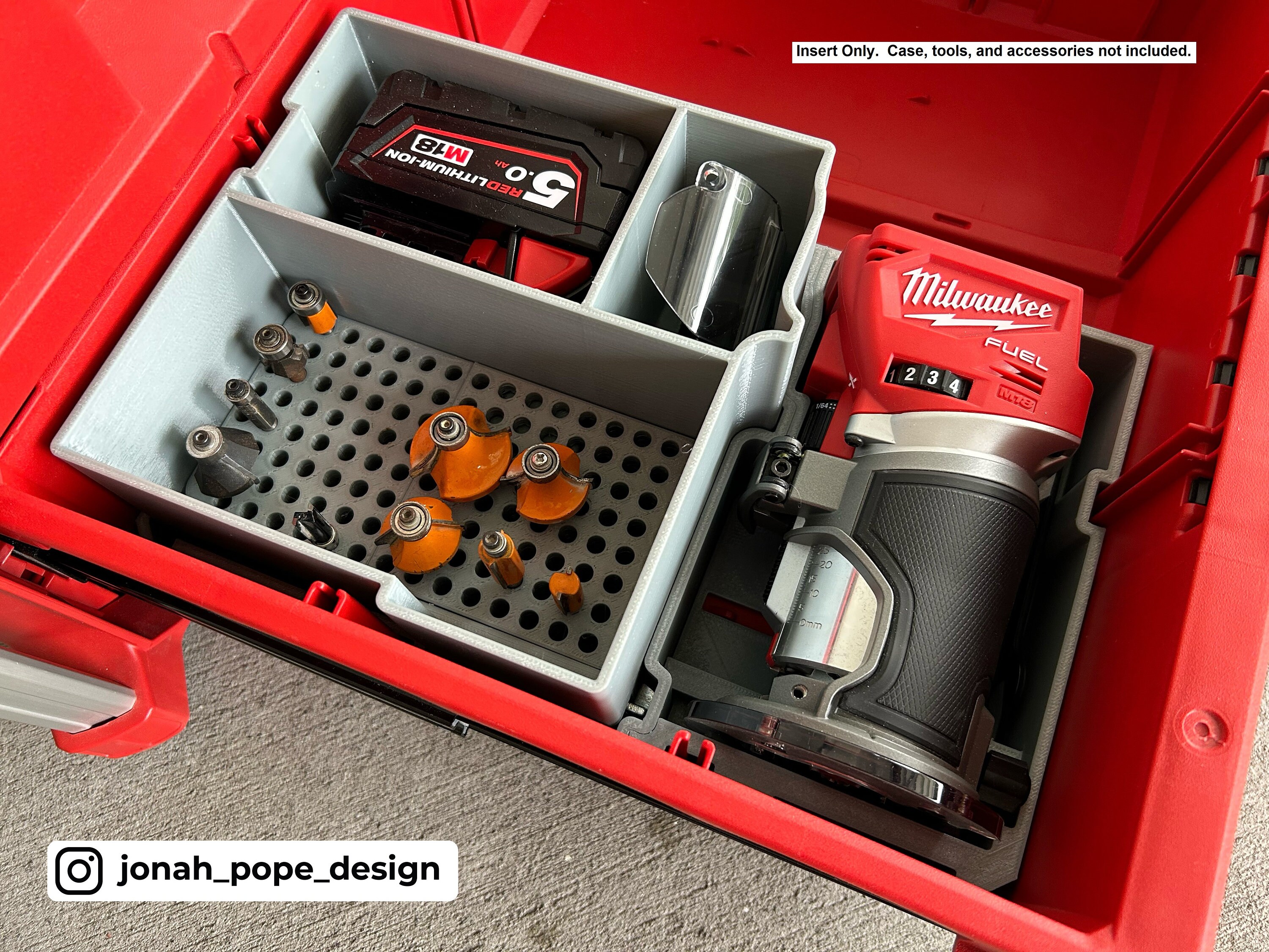 Milwaukee Packout M18 Heat Gun Insert Tray