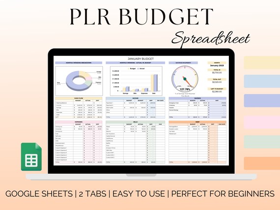 Personal budget spreadsheet template excel - fitytwo