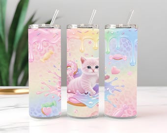 20 Oz Skinny Tumbler Sublimation Design Digital Download PNG Instant ...