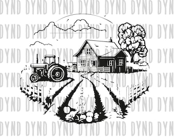 Farm SVG, Cut File, Cricut, Farming Svg, Farmhouse SVG, Farmlife SVG