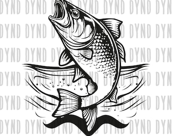 Bass Fishing Svg, Fishing Svg, Bass Fish Svg, Bass Clipart, Bass Vector, Bass Cricut, Bass Cut file, Fish Svg, Fish Hook Svg, Fishing PNG