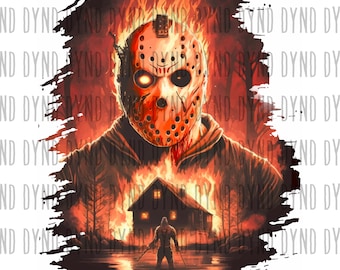 Jason Voorhees SVG, Special T-Shirt Design, Horror SVG, Halloween SVG, Horror design, Only on Etsy