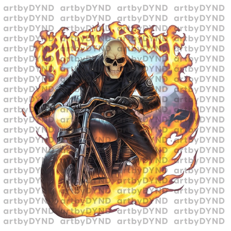 Stylized Ghost Rider Ghost Rider Png, Ghost Rider Design, Special T-shirt Design, Only on ...