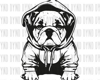 Bulldog SVG, Bulldog Mom, English Bulldog Mom, Bulldog Silhouette, Peeking Bulldog, Bulldog Lovers, Cricut, Silhouette