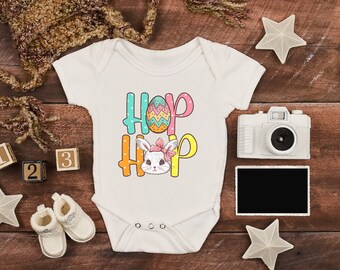 Bunny Feet Hiphop Onesie®, HipHop Baby Bodysuit, Easter Hip Hop Onesies®, Hiphop Bunny Onesie®, Easter Carrot Onesie®, Easter Day Onesies®