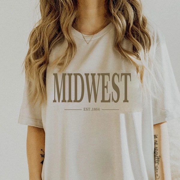 Midwest Shirt, oversized tshirt, Midwest is Best, Midwest Clothing, Farm Girl Shirt, Country Girl Tshirt, Gifts for Her, Midwest tshirt