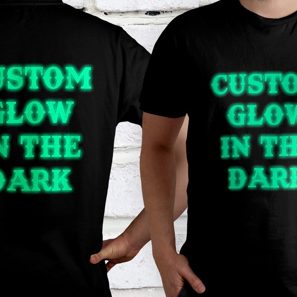 Glow in the Dark Shirt Etsy