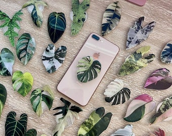 Rare Plant Phone Grip - Monstera Phone Stand - iPhone Accessories - Rare Plant - Gloriosum - Phone Ring - Phone Grip