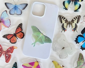 Luna Moth Phone Grip-Rare Butterfly Phone Stand-Monarch-Swallowtail-Nature Gifts- Atlas Moth